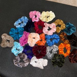 Assortment of scrunchies